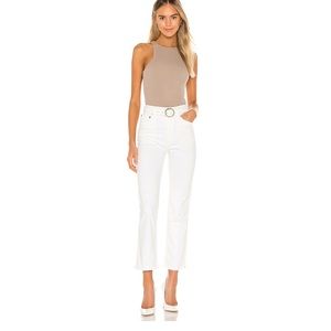 NWOT Agolde Pinch Waist White Jeans